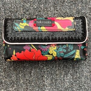 Sakroots Floral Peace Trifold Wallet, Organizer Size: 7.5"W x 5.5"W x 1.5"Deep